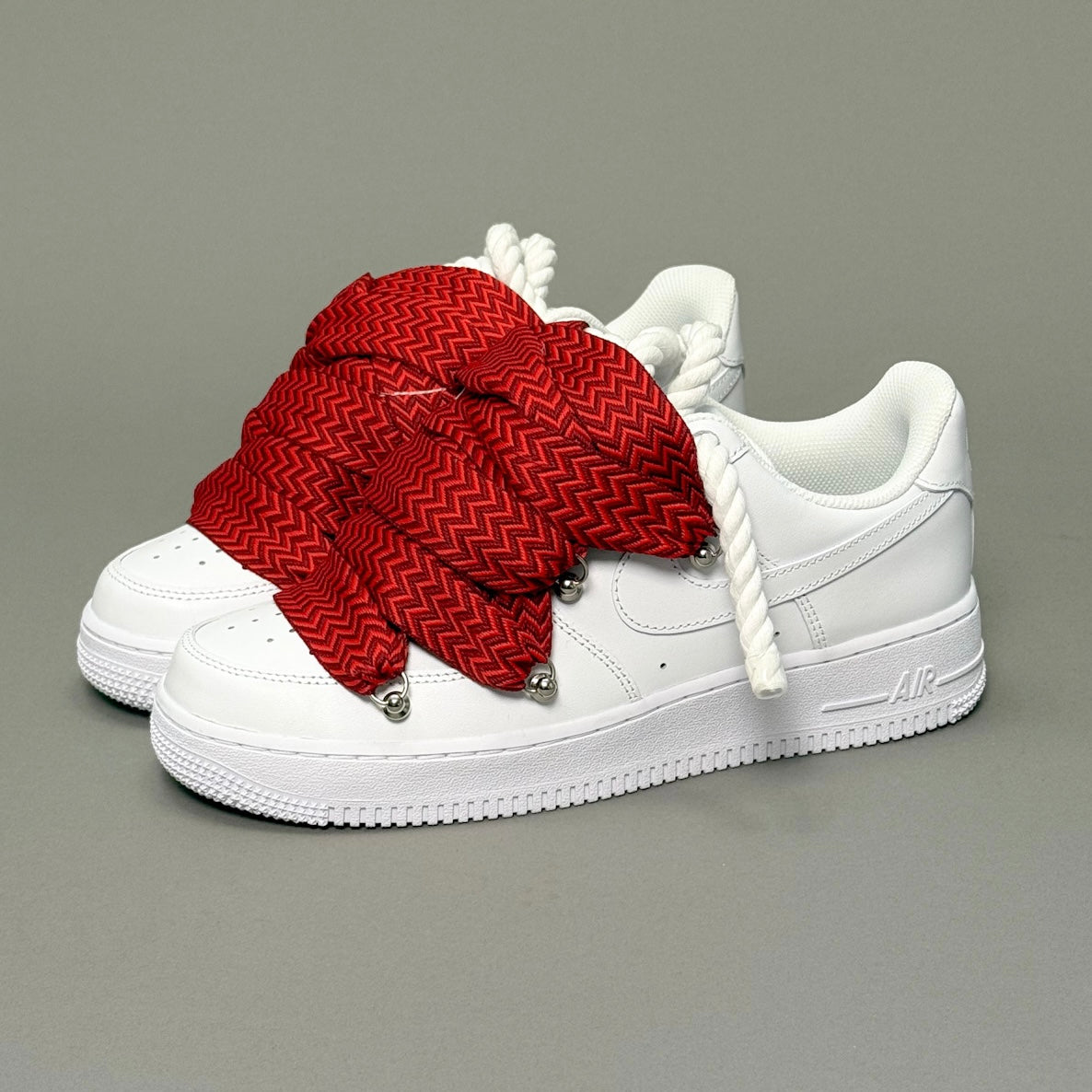 Nike Air Force 1 “Rope Laces Lanvin” Red
