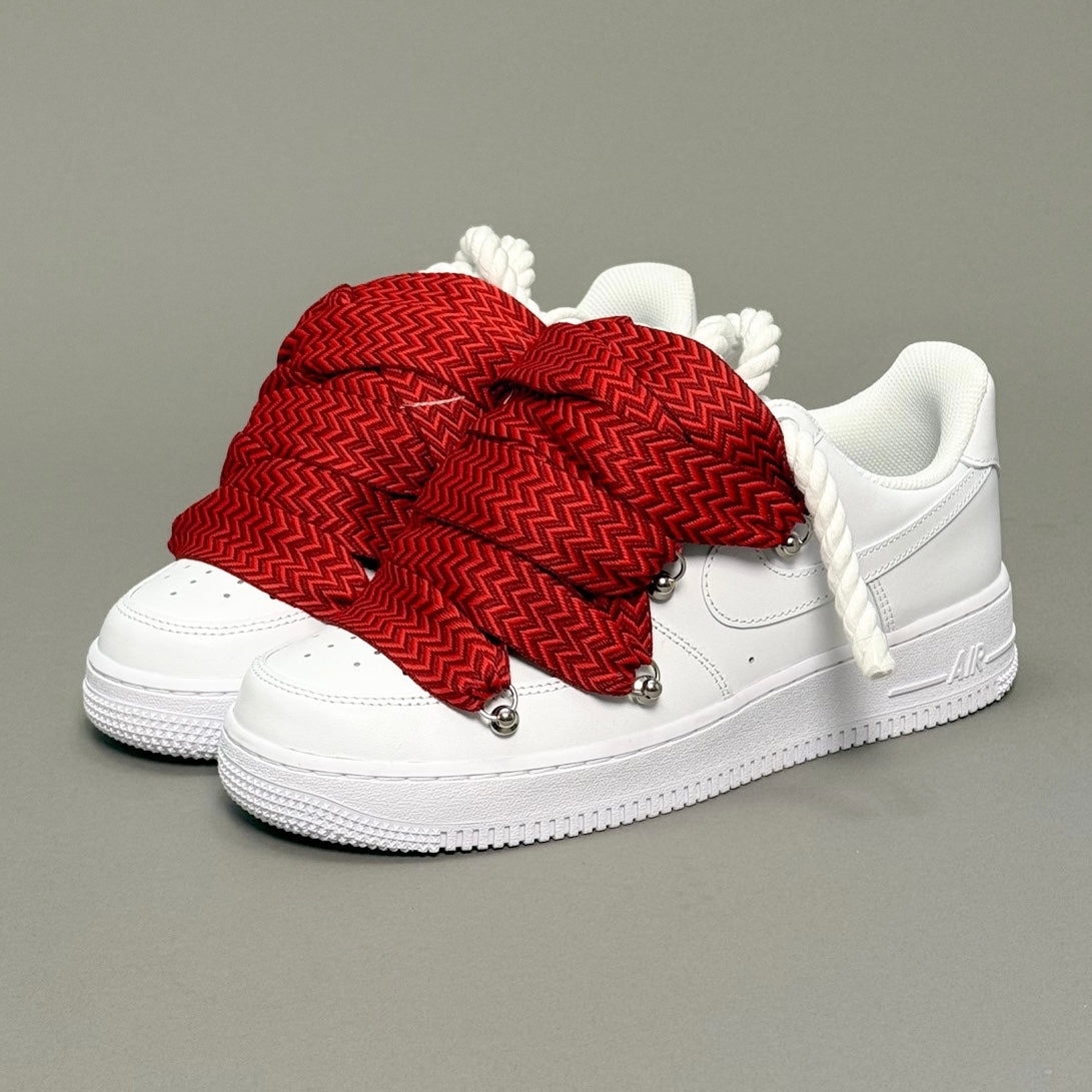 Nike Air Force 1 “Rope Laces Lanvin” Red