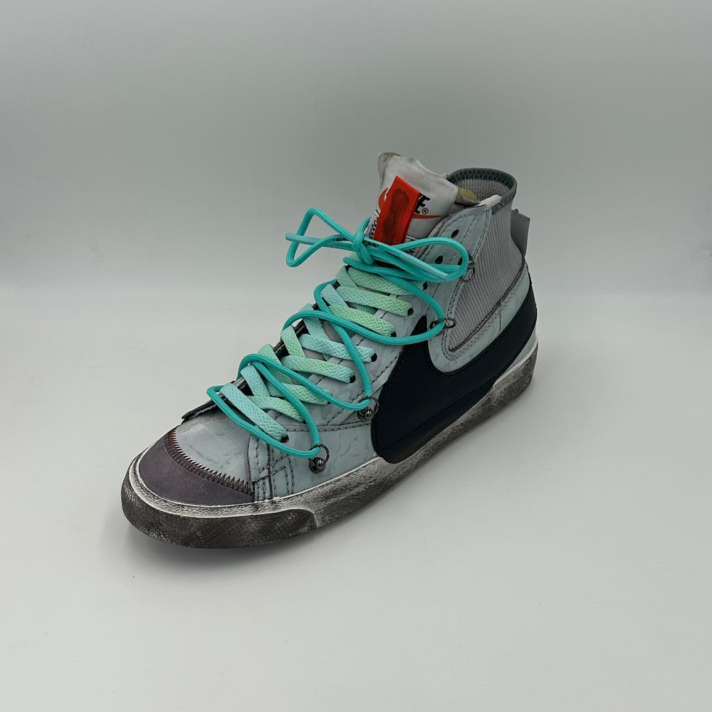 Nike Blazer Mid '77 Jumbo Grey “Over Laces Turquoise"