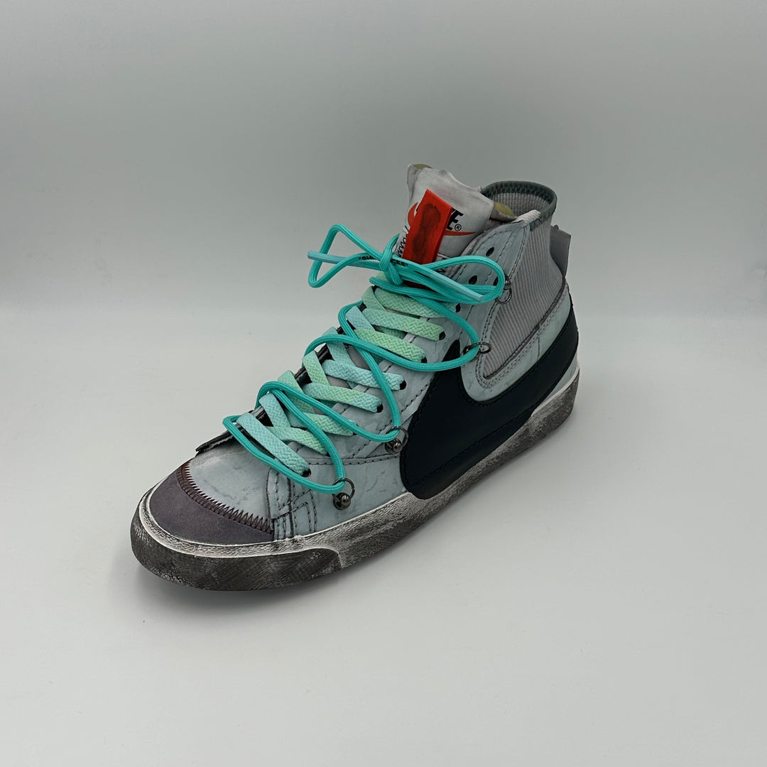 Nike Blazer Mid '77 Jumbo Gray “Over Laces Turquoise"