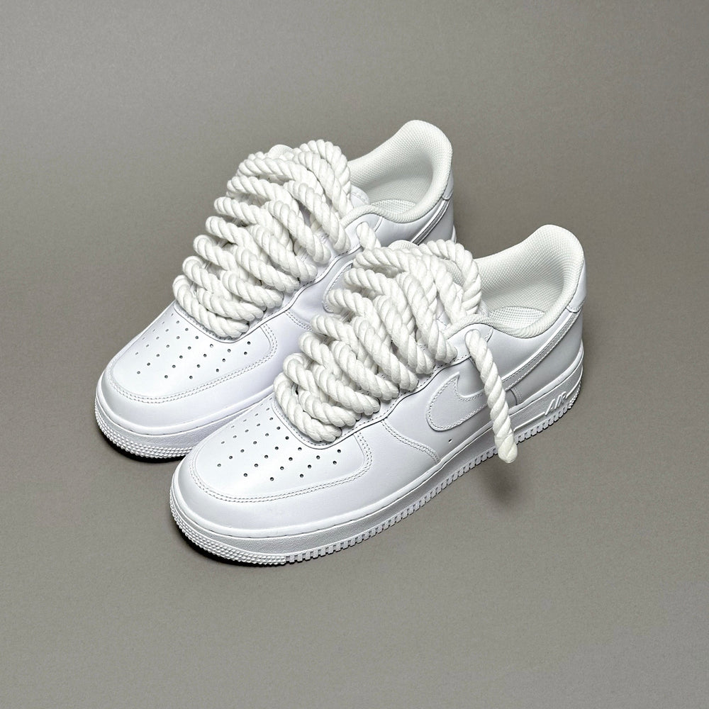 Nike Air Force 1 “Rope Laces White” V1 - EV8 Style