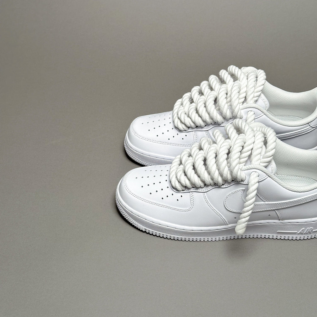 Nike Air Force 1 “Rope Laces” Triple White