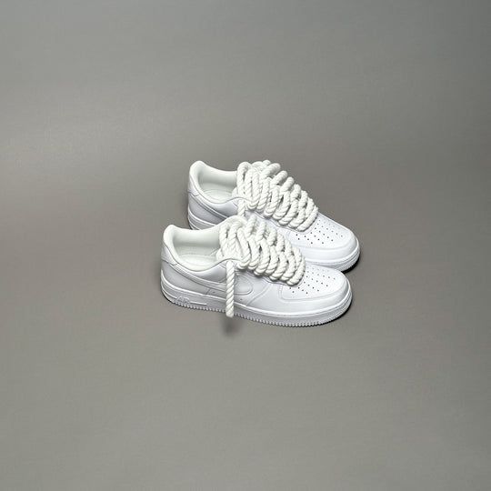 Nike Air Force 1 “Rope Laces White” V1 - EV8 Style