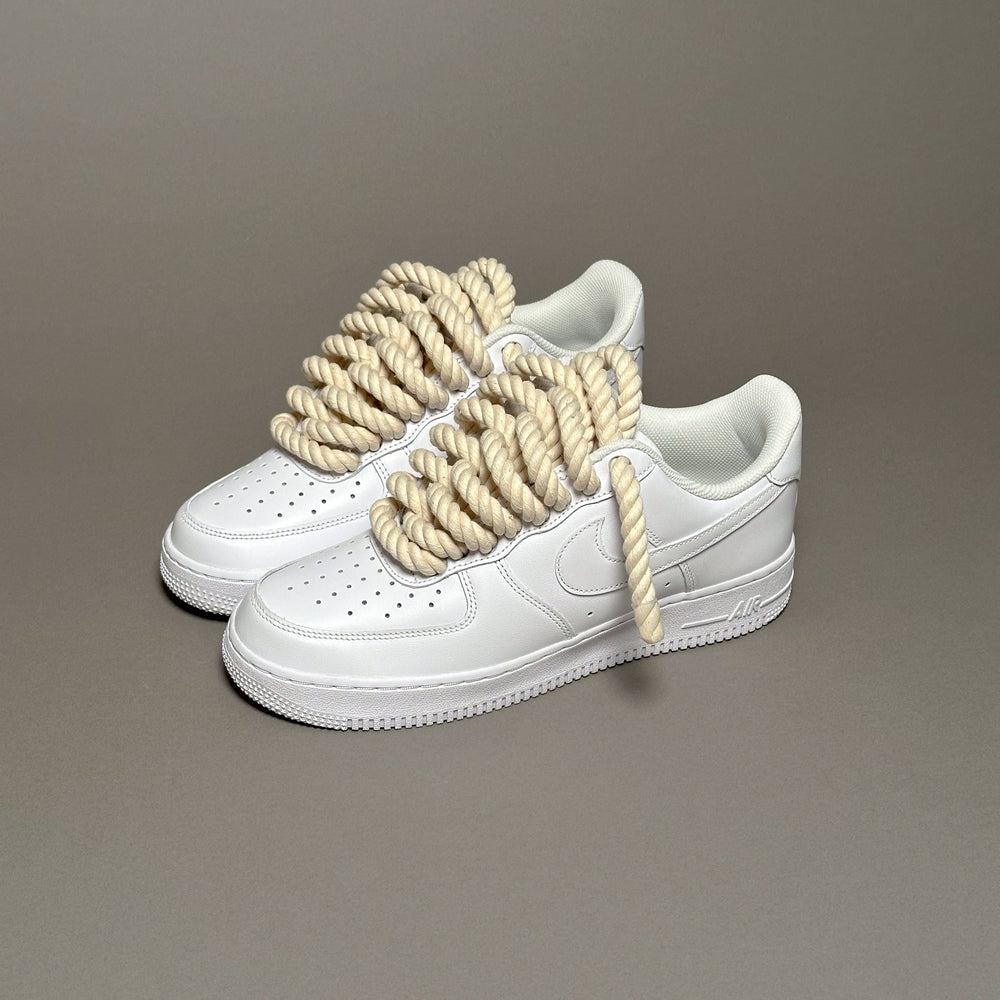 Nike Air Force 1 « Corde Lacets Crème » V1