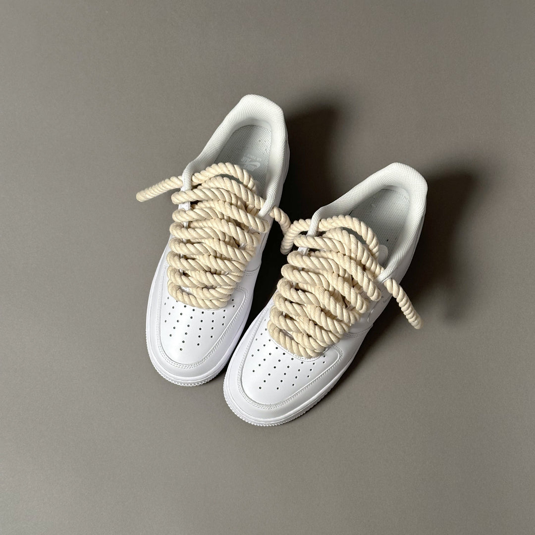 Nike Air Force 1 « Corde Lacets Crème » V1