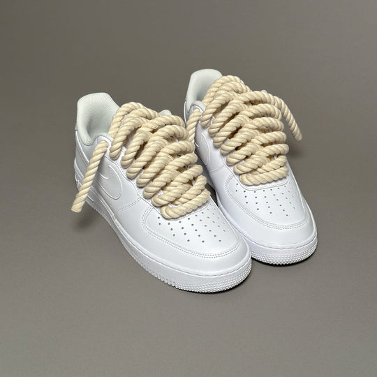 Nike Air Force 1 « Corde Lacets Crème » V1