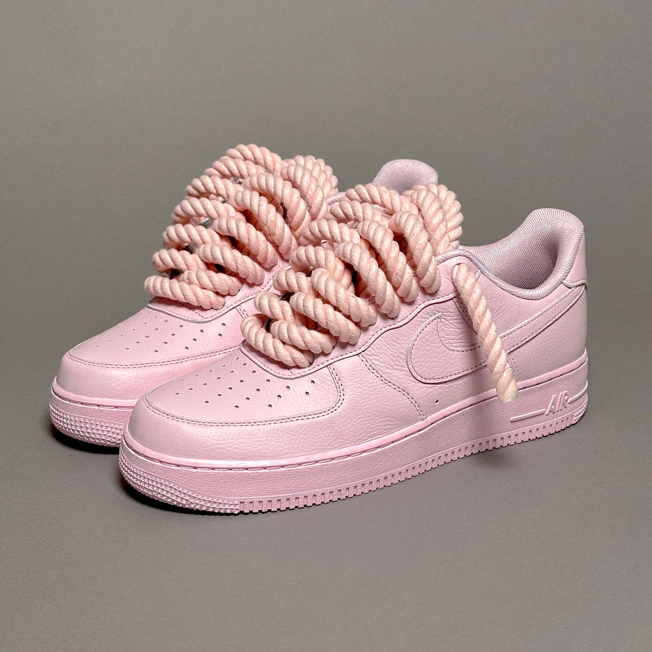 Nike Air Force 1 Pastel Rope Laces Pink Tint V1