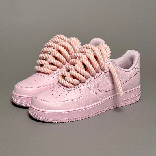 Nike Air Force 1 Pastel « Corde Lacets Rose Teinte » V1