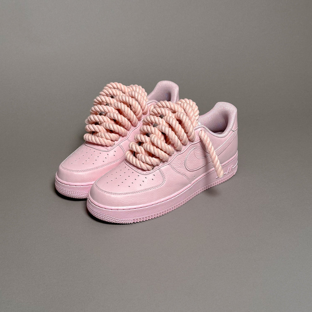 Nike Air Force 1 Pastel « Corde Lacets Rose Teinte » V1