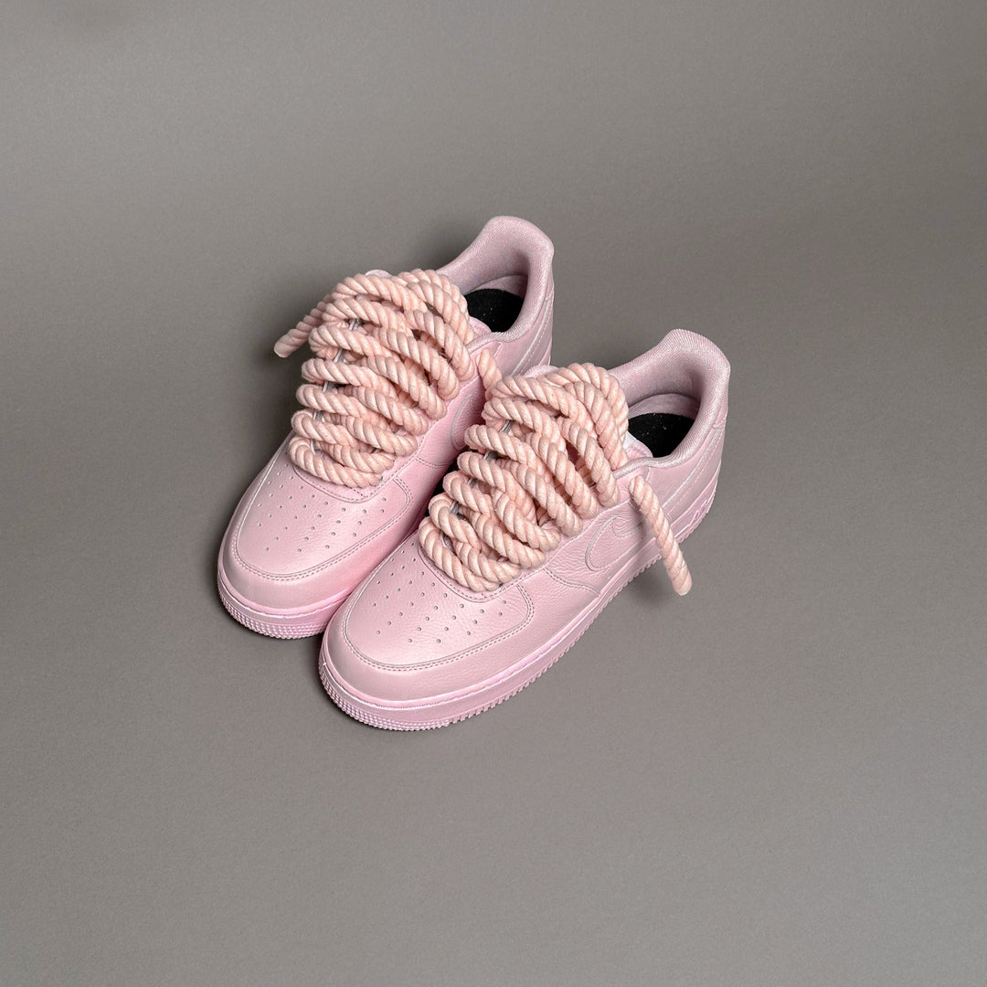 Nike Air Force 1 Pastel « Corde Lacets Rose Teinte » V1