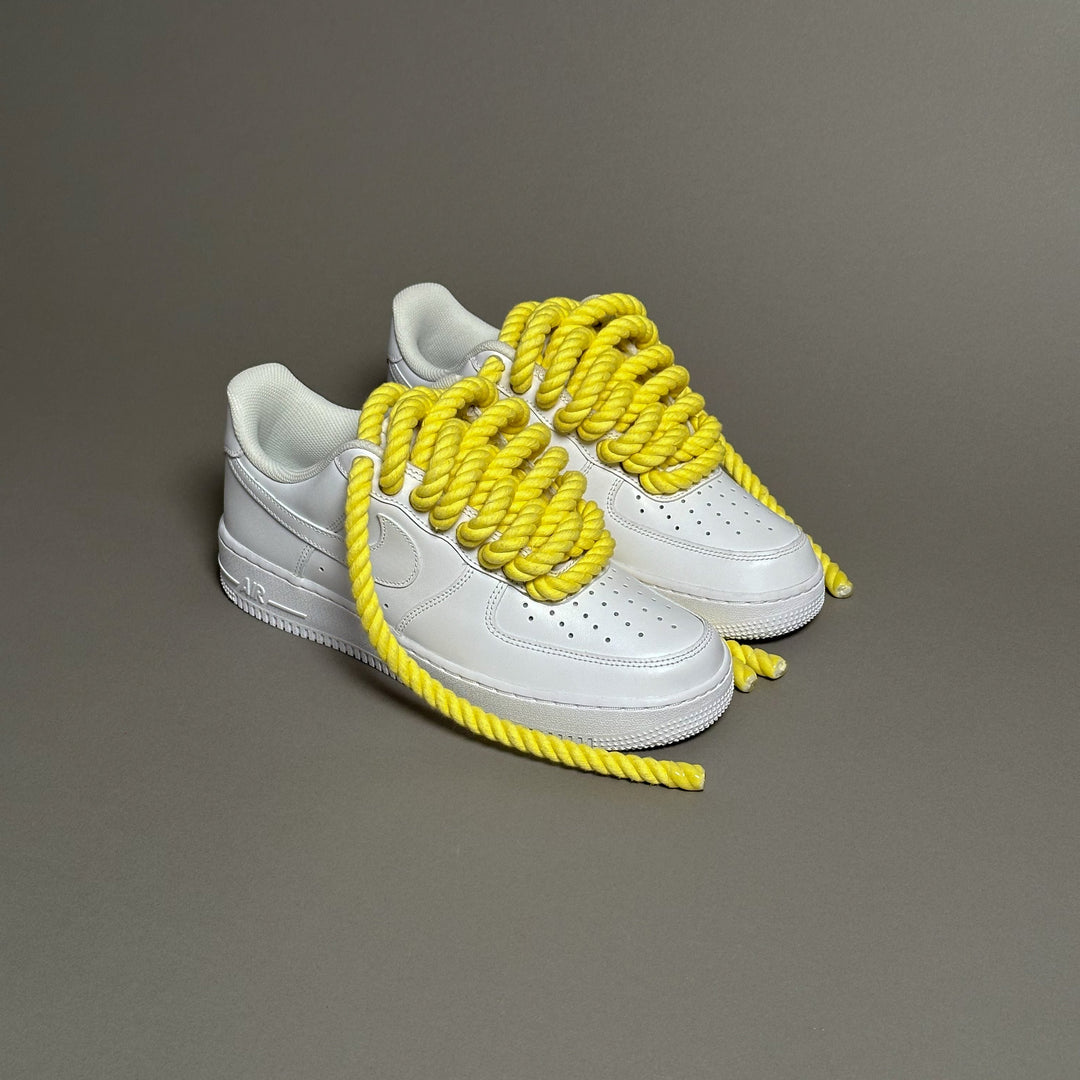 Nike Air Force 1 "Rope Lacets Jaune Tint" V2