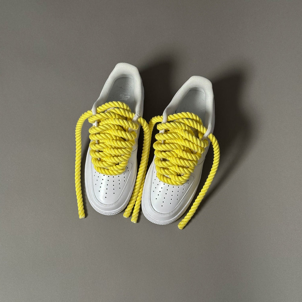 Nike Air Force 1 "Rope Lacets Jaune Tint" V2