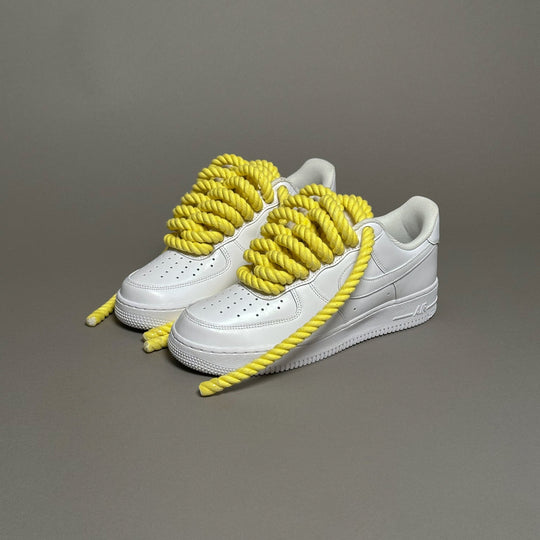 Nike Air Force 1 "Rope Lacets Jaune Tint" V2