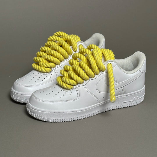 Nike Air Force 1 « Lacets de corde teinte jaune » V1