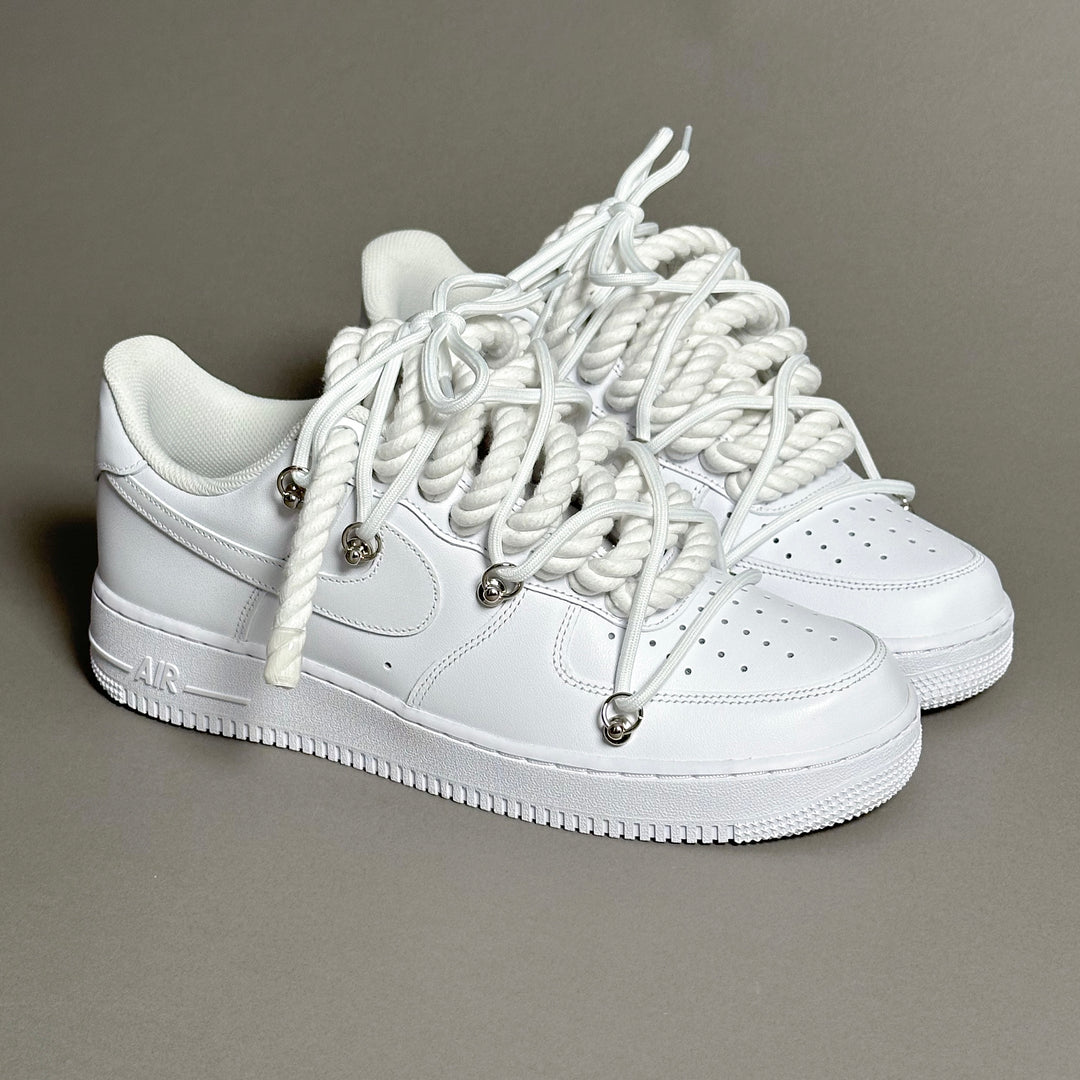 Nike Air Force 1 “Rope Laces White” Triple White V1