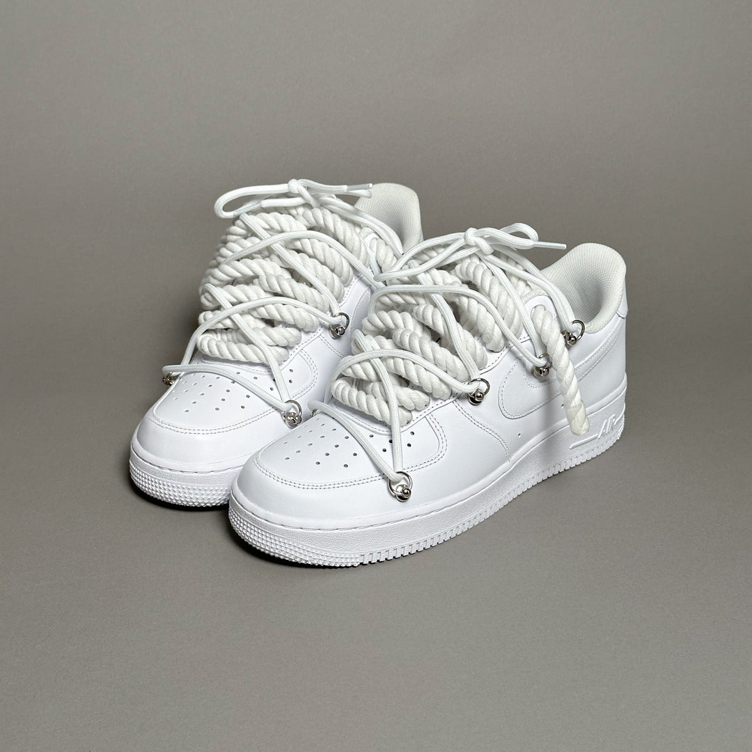 Nike Air Force 1 „Rope Laces“ Triple White