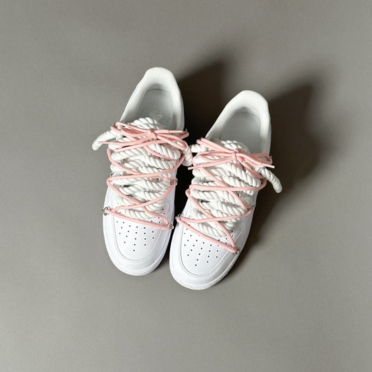 Nike Air Force 1 “Rope Laces White" Triple Pink V1