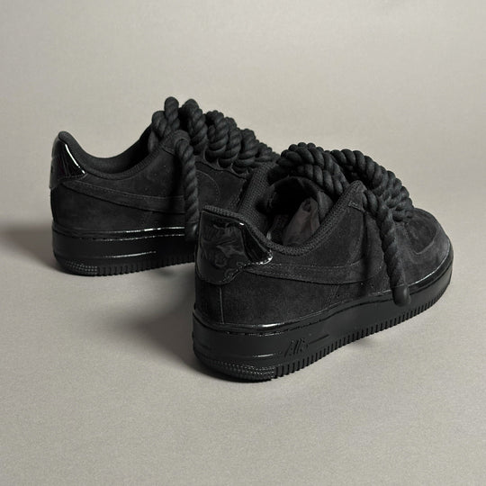 Nike Air Force 1 Vanta Noir « Corde Lacets Noir » V1