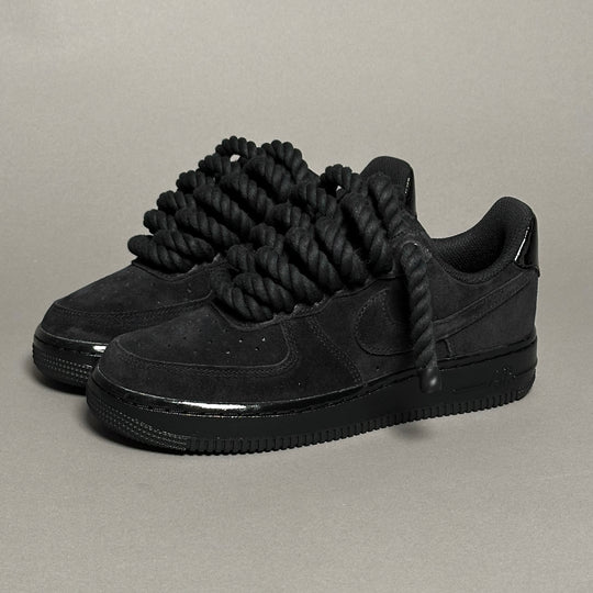 Nike Air Force 1 Vanta Noir « Corde Lacets Noir » V1