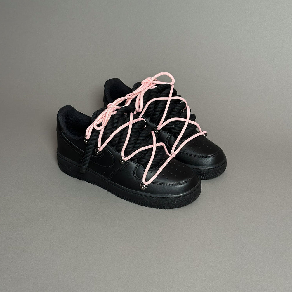 Nike Air Force 1 “Rope Laces Black” Triple Pink V1