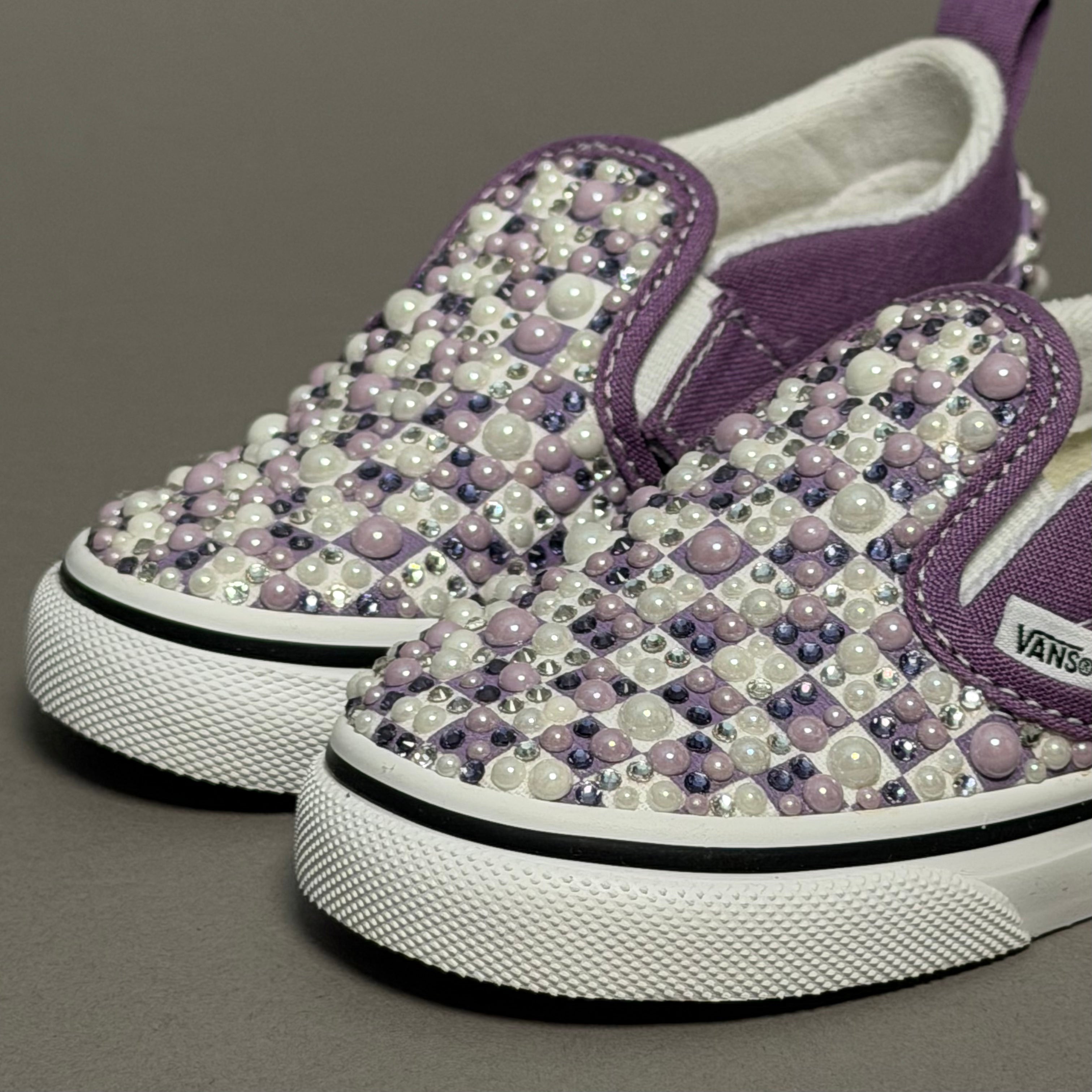 Vans Baby Slip-On Violet "Checked Pearl"