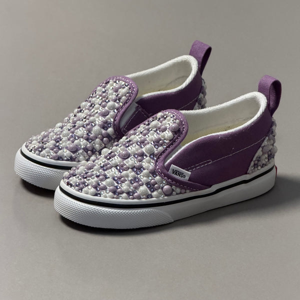 Vans Baby Slip-On Violet "Checked Pearl"