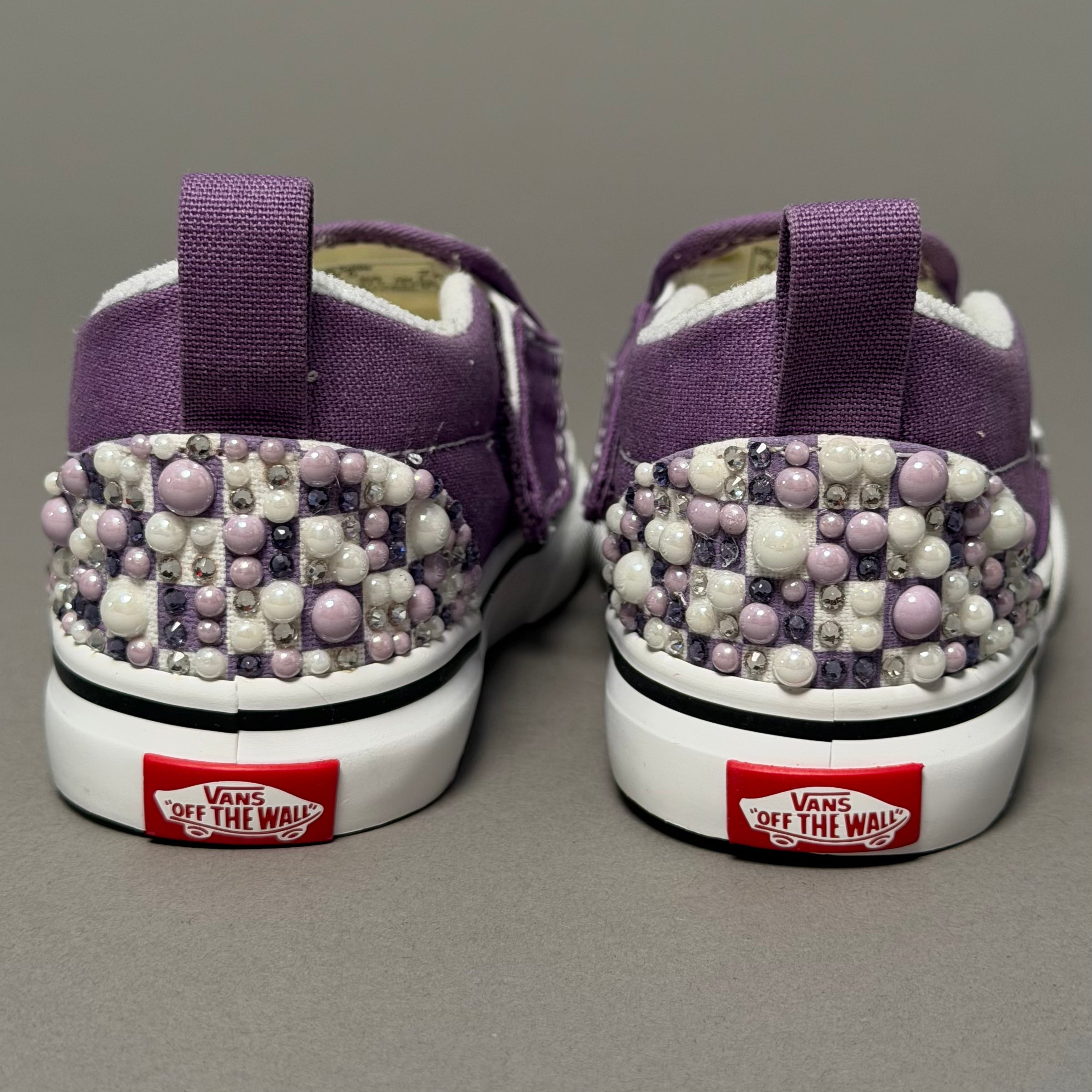 Vans Baby Slip-On Violet "Checked Pearl"