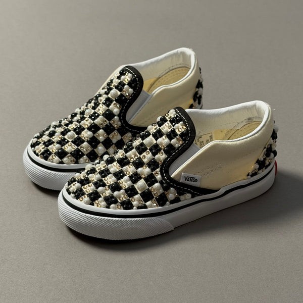 Vans Baby SlipOn Classic "Checked Pearl"