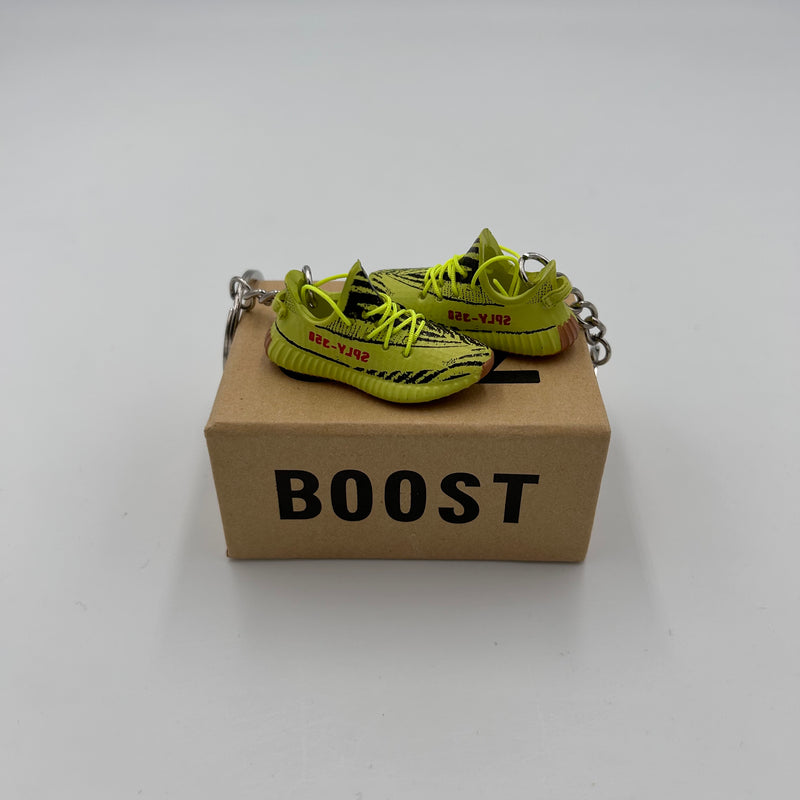 Portachiavi Yeezy Boost 350 Yellow Frozen "coppia"