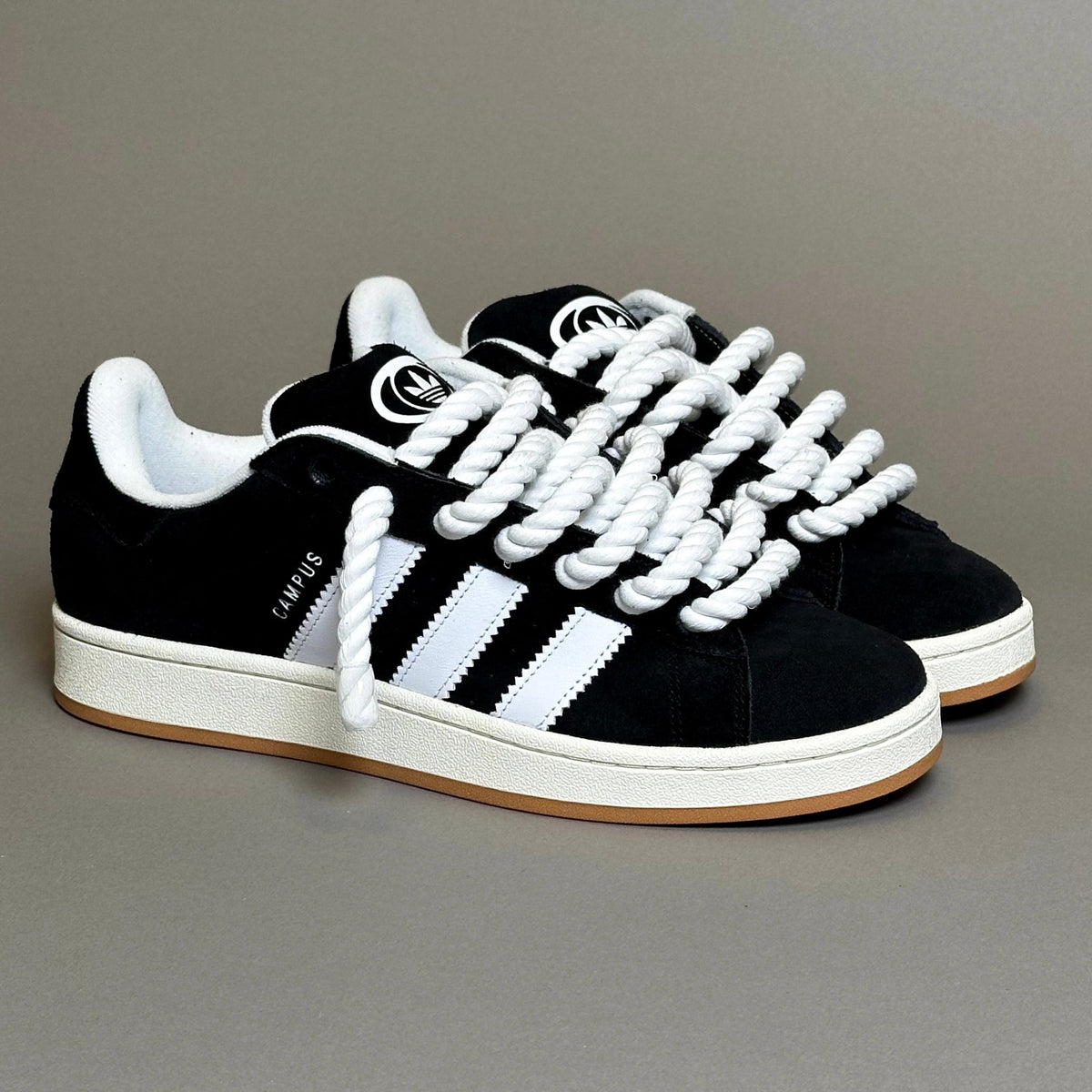 Adidas Campus 00s Black "Rope Laces" White - EV8 Style Adidas Campus 00s Black "Rope Laces" White - EV8 Style