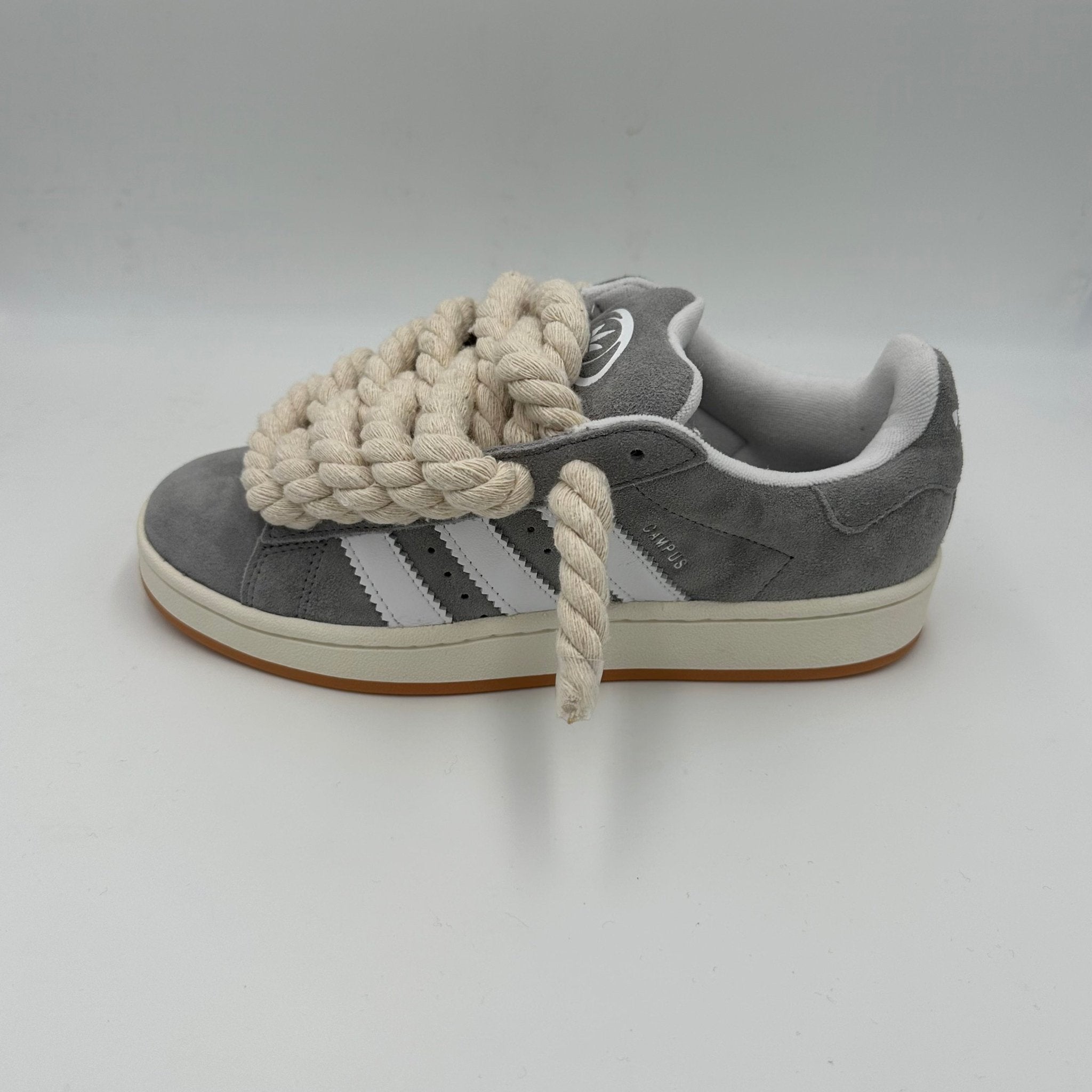Adidas Campus 00s Grey “Rope Laces” Cream - EV8 Style