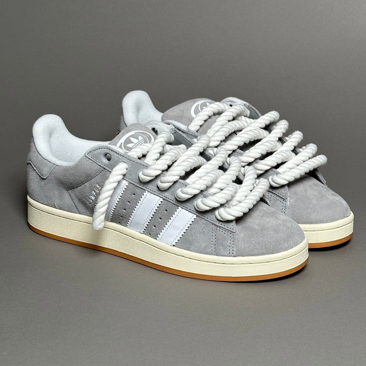 Adidas Campus 00s Grey Rope Laces White - EV8 Style Adidas Campus 00s Grey Rope Laces White - EV8 Style