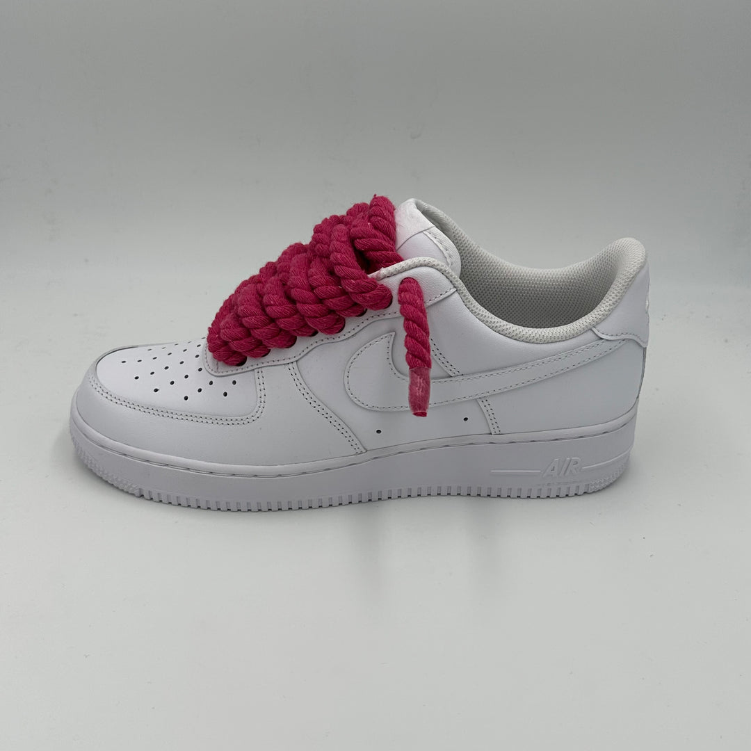 Nike air force 1 top bambino rose