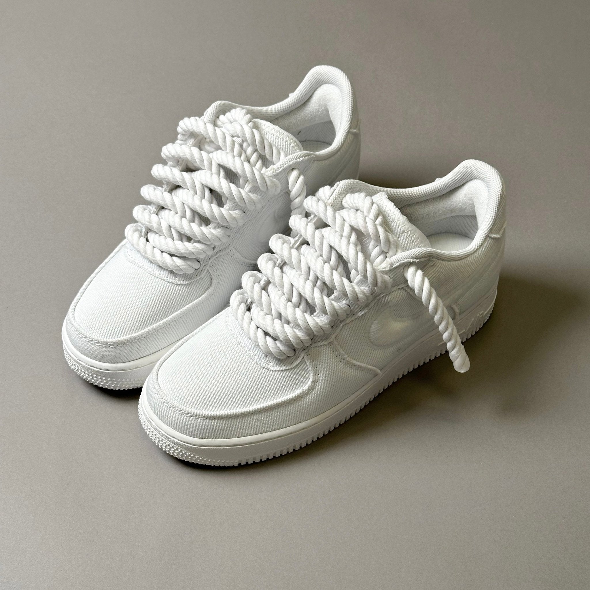 Nike Air Force 1 Canvas “Rope Laces White” V1 - EV8 Style