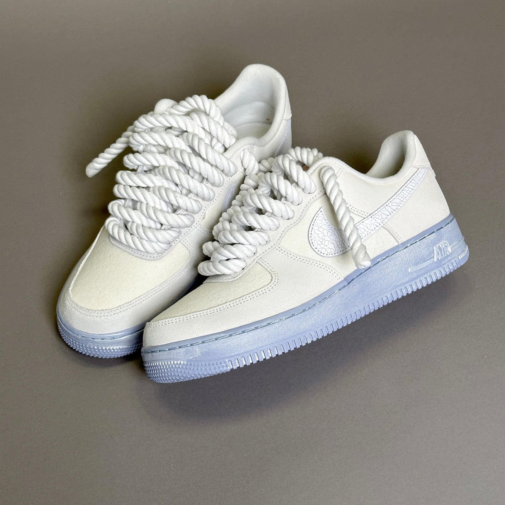 Nike Air Force 1 EMB “Rope Laces White” V1 - EV8 Style