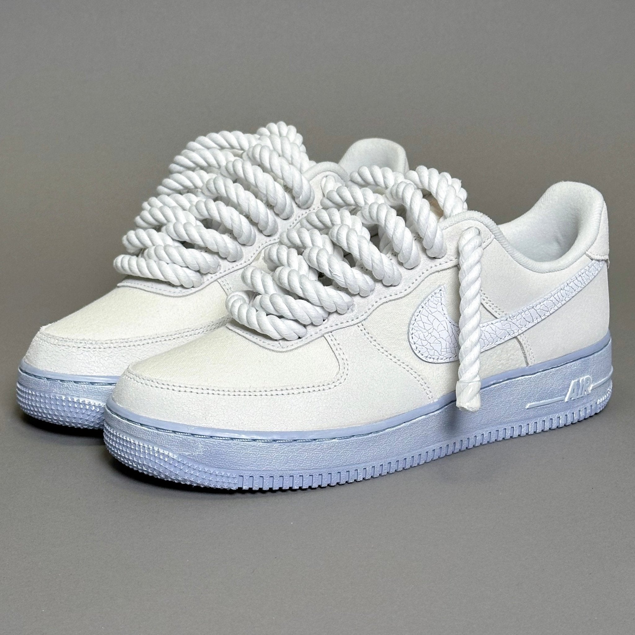 Nike Air Force 1 EMB “Rope Laces White” V1 - EV8 Style