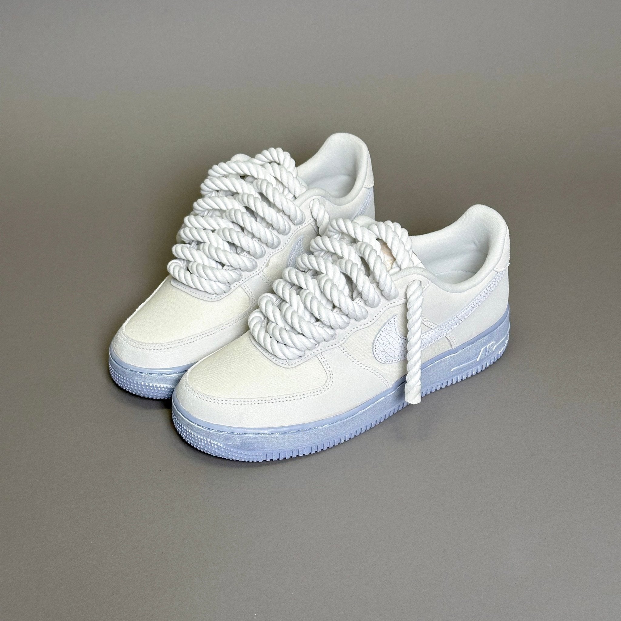 Nike Air Force 1 EMB “Rope Laces White” V1 - EV8 Style