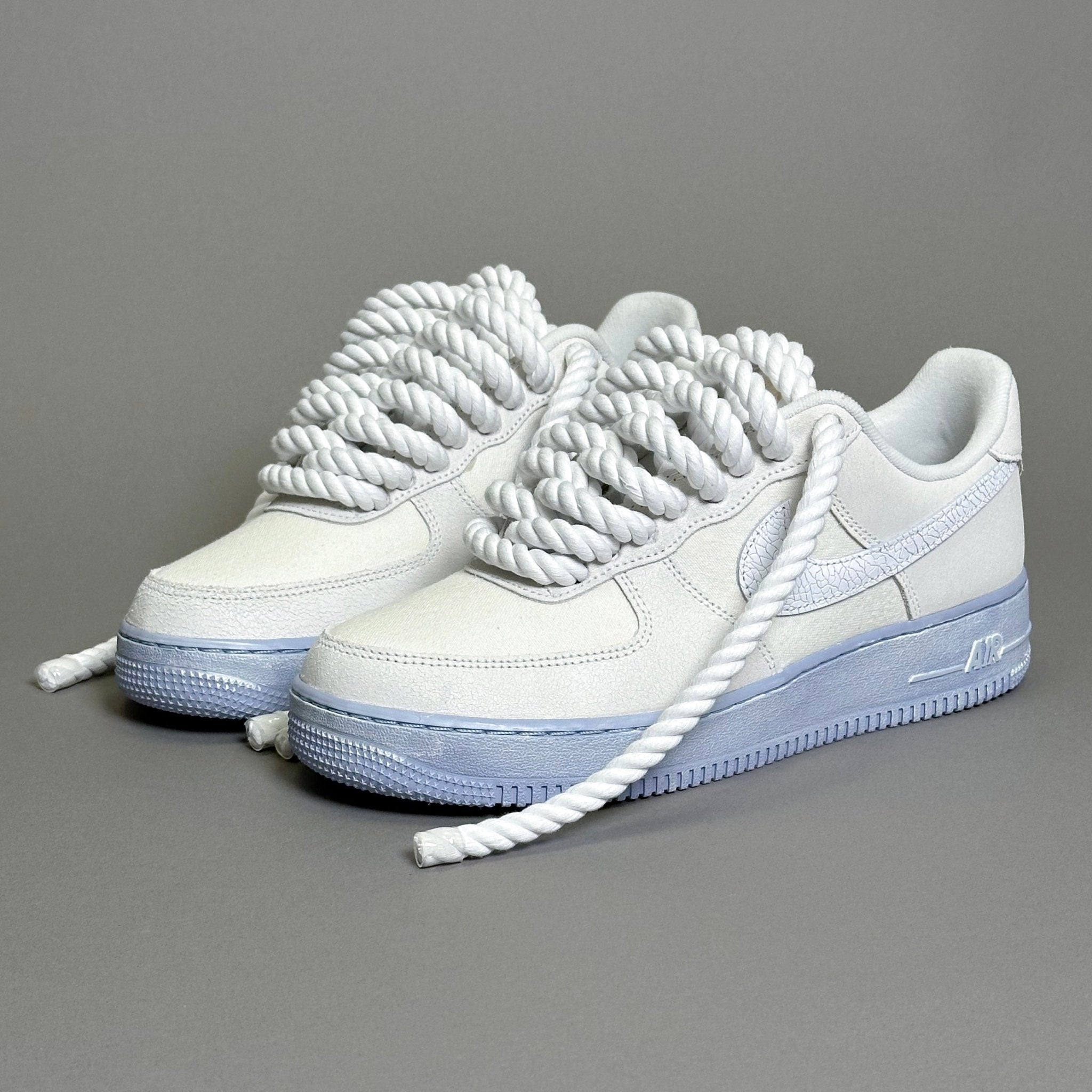 Nike Air Force 1 EMB “Rope Laces White” V2 - EV8 Style