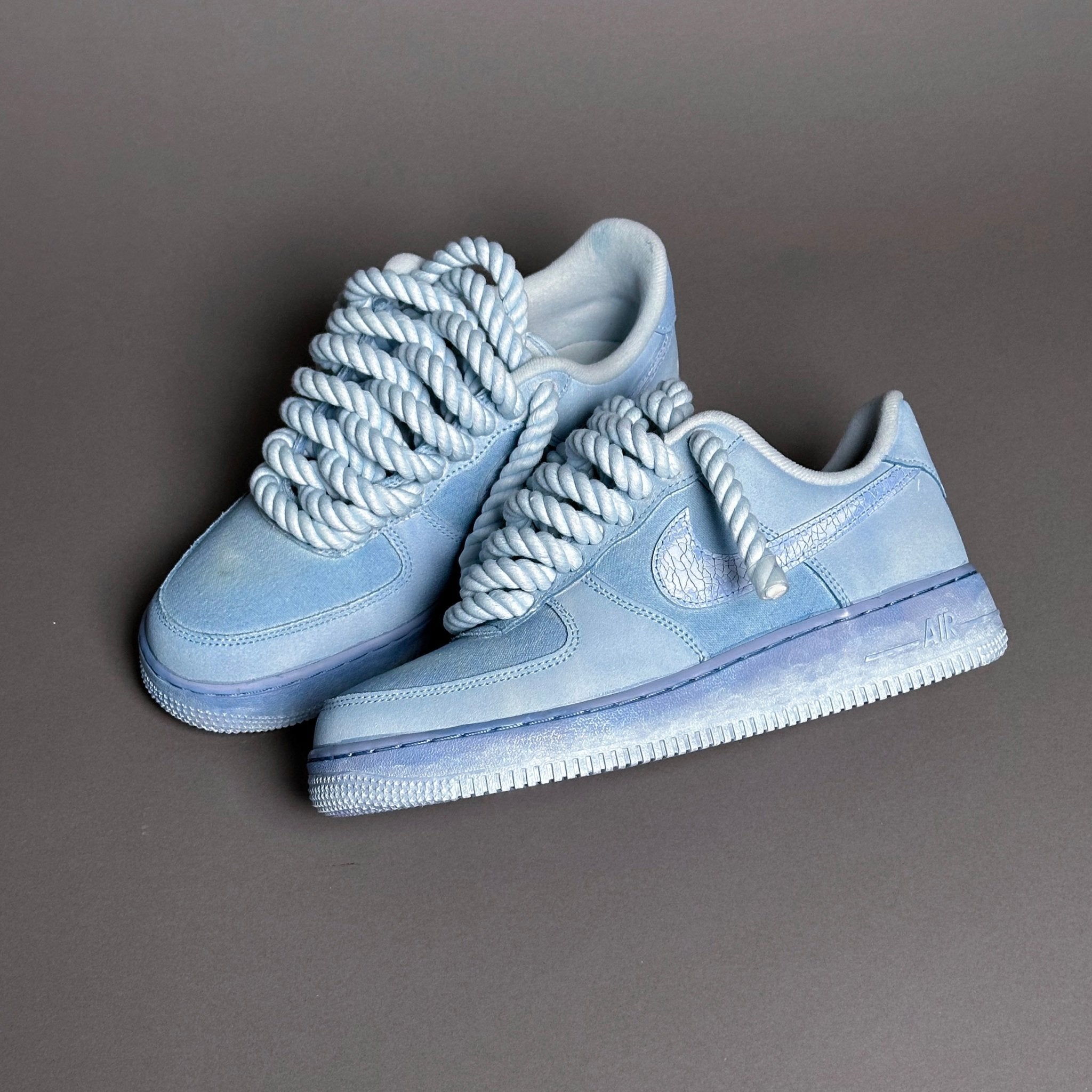 Nike Air Force 1 Glacial “Rope Laces Glacial Tint” V1 - EV8 Style