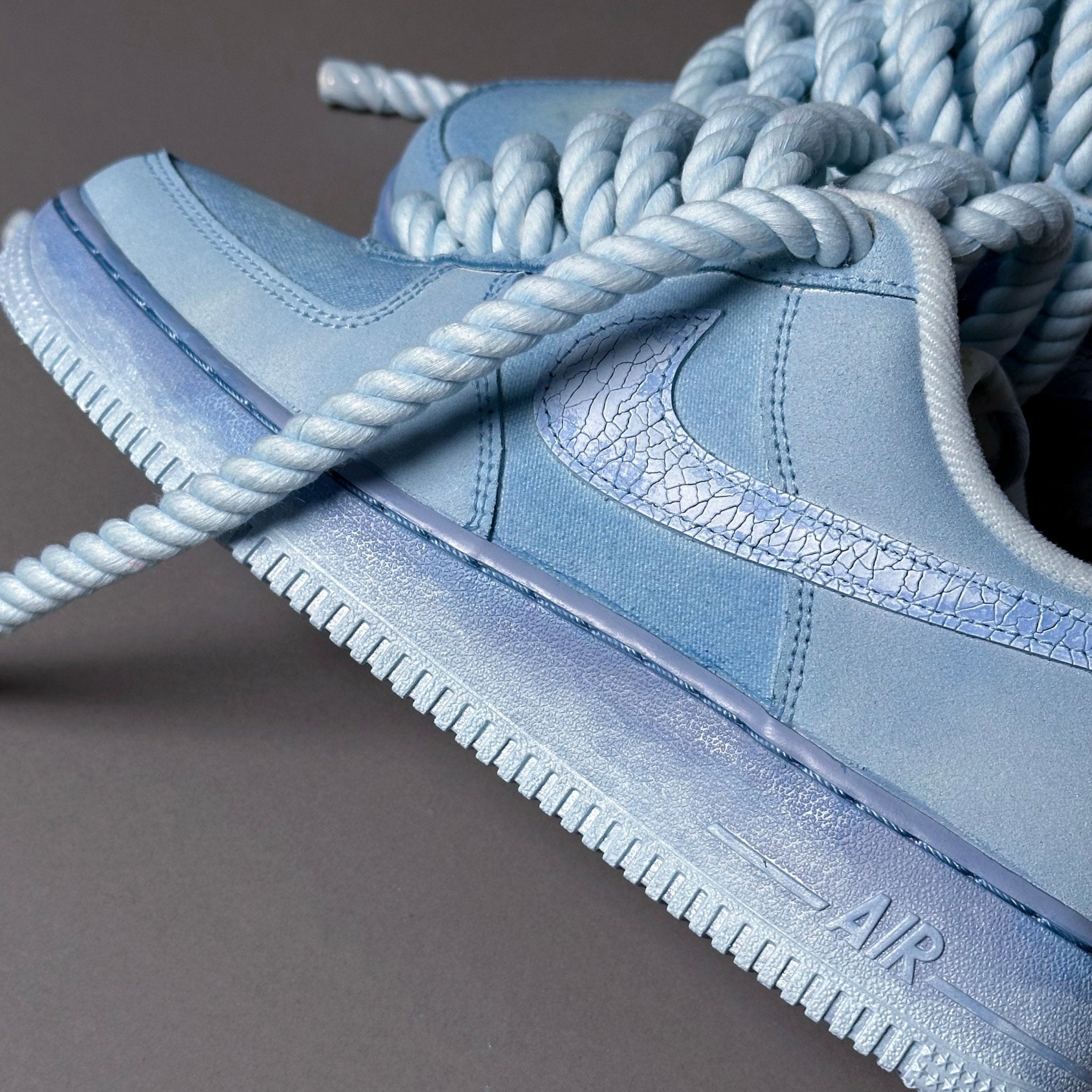 Nike Air Force 1 Glacial "Rope Laces Glacial Tint" V2 - EV8 Style