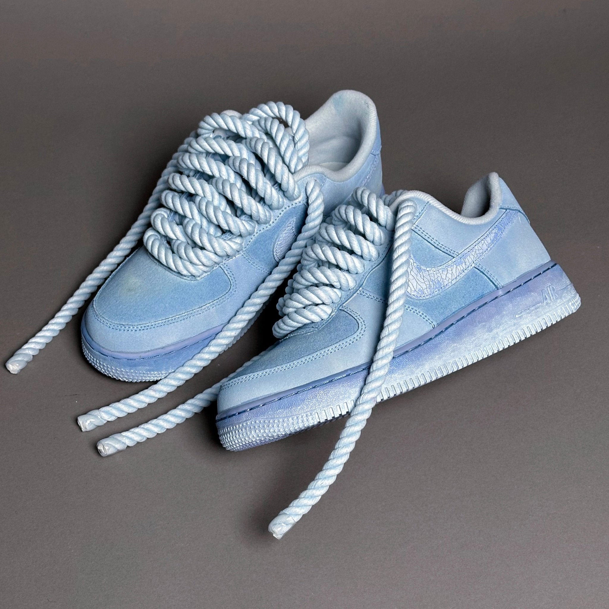 Nike Air Force 1 Glacial "Rope Laces Glacial Tint" V2 - EV8 Style