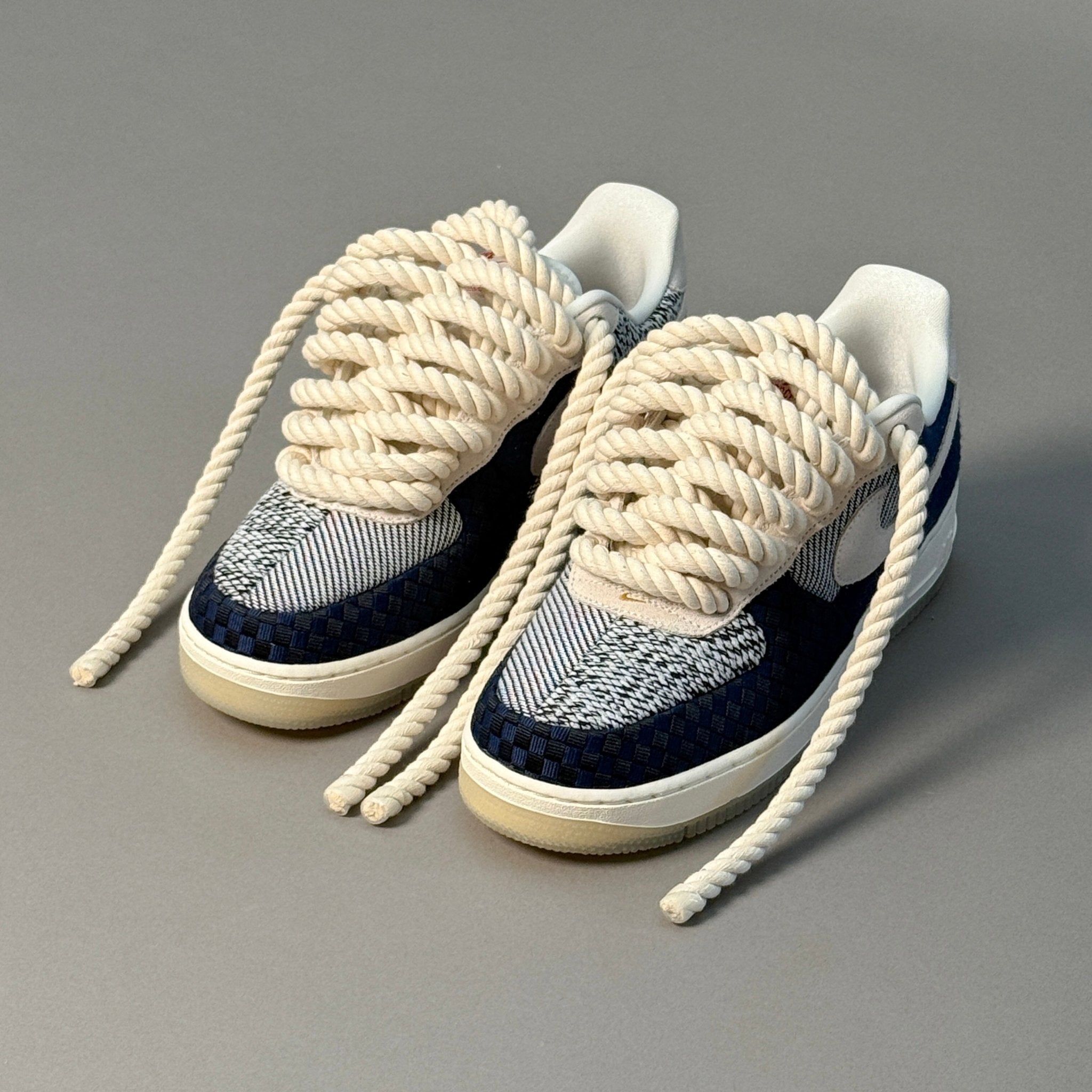 靴 rope air force1 Super Chunky Thick Braided Rope AF1 Shoelaces for Air Force 1