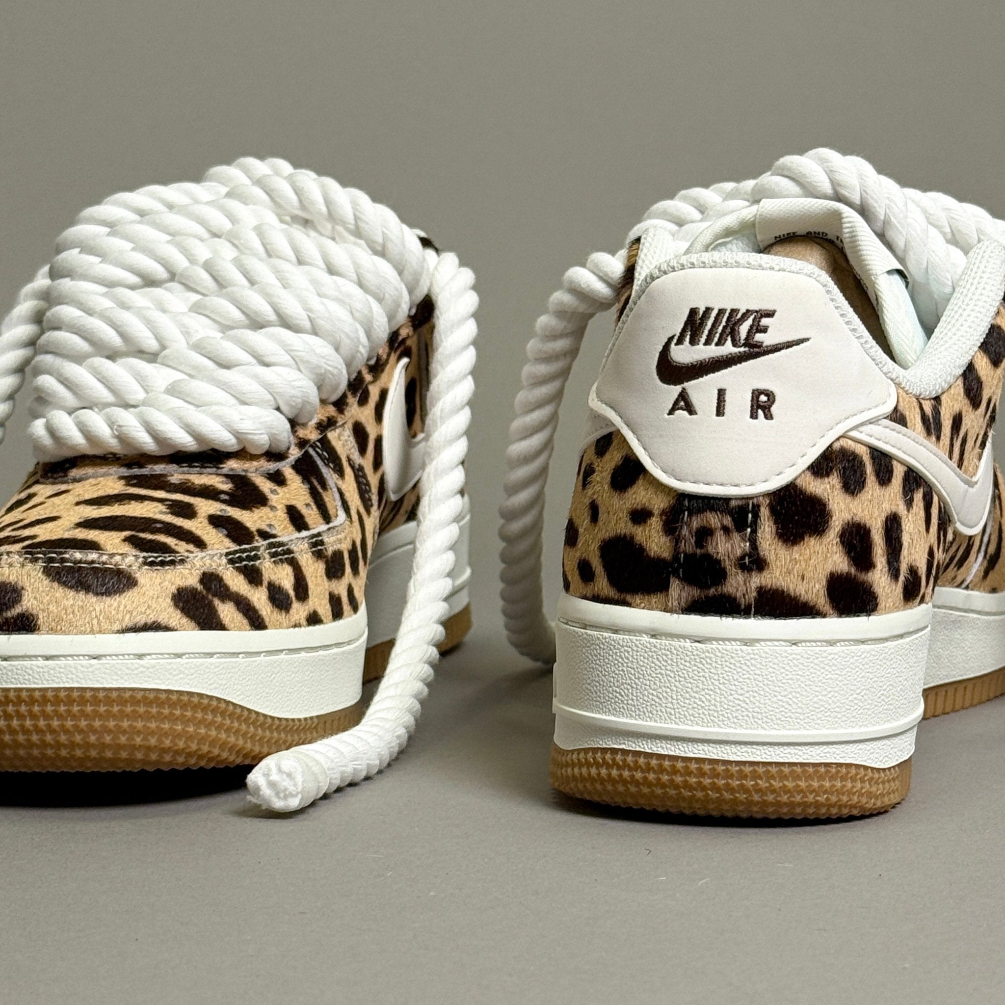 Nike Air Force 1 Leopard "Rope Laces" V2 - EV8 Style