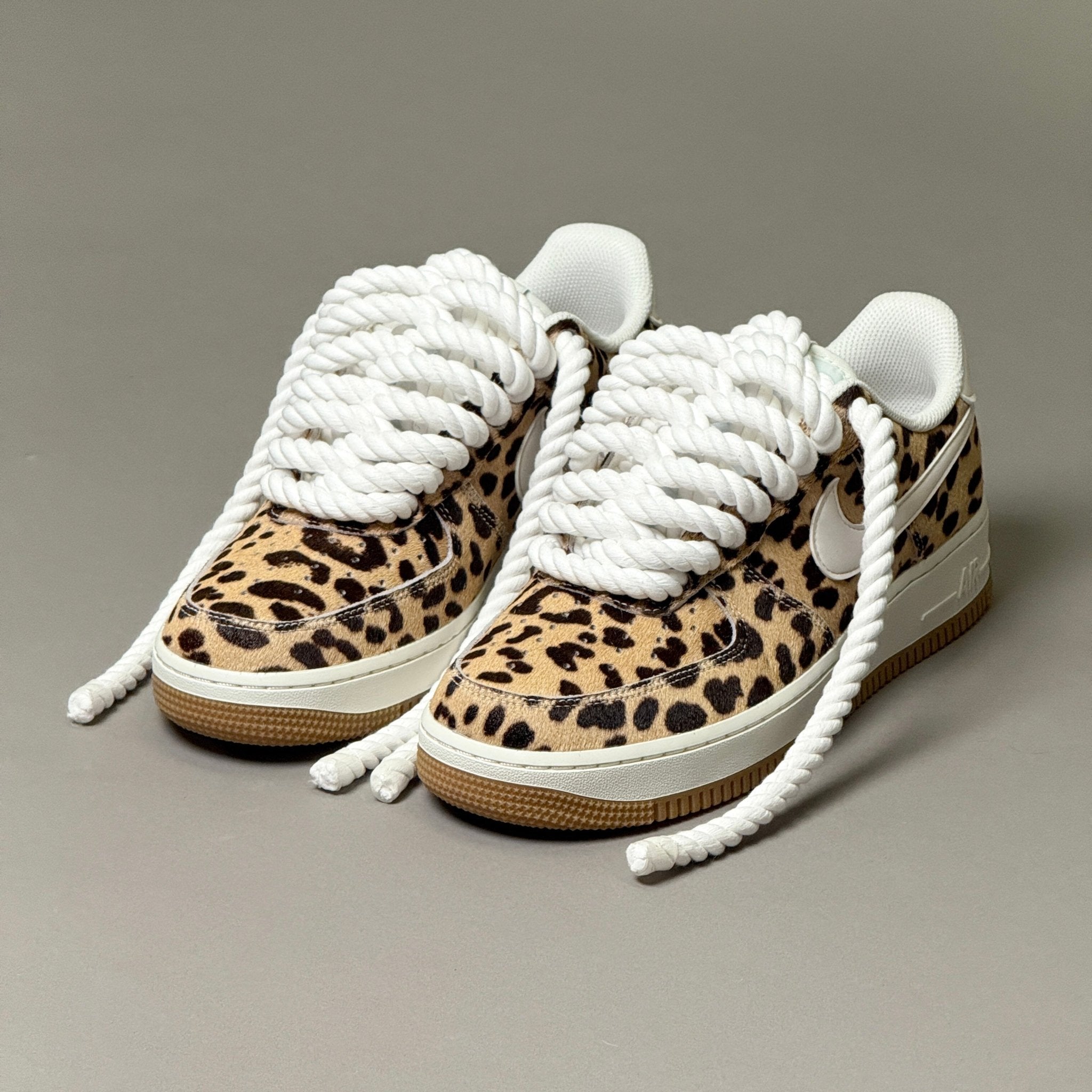 Nike Air Force 1 Leopard "Rope Laces" V2 - EV8 Style