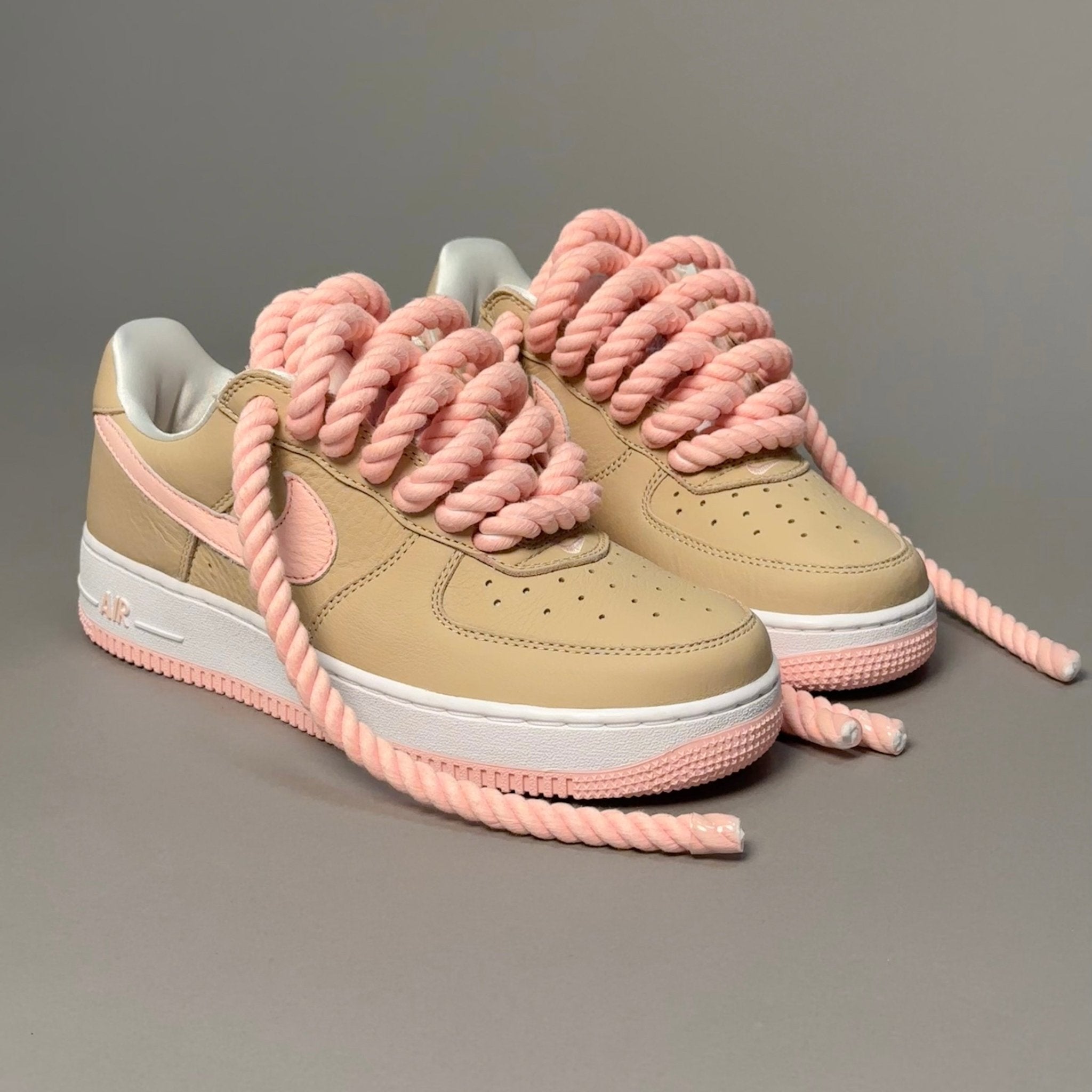 Nike Air Force 1 Malibu "Rope Laces Pink Tint" V2 - EV8 Style