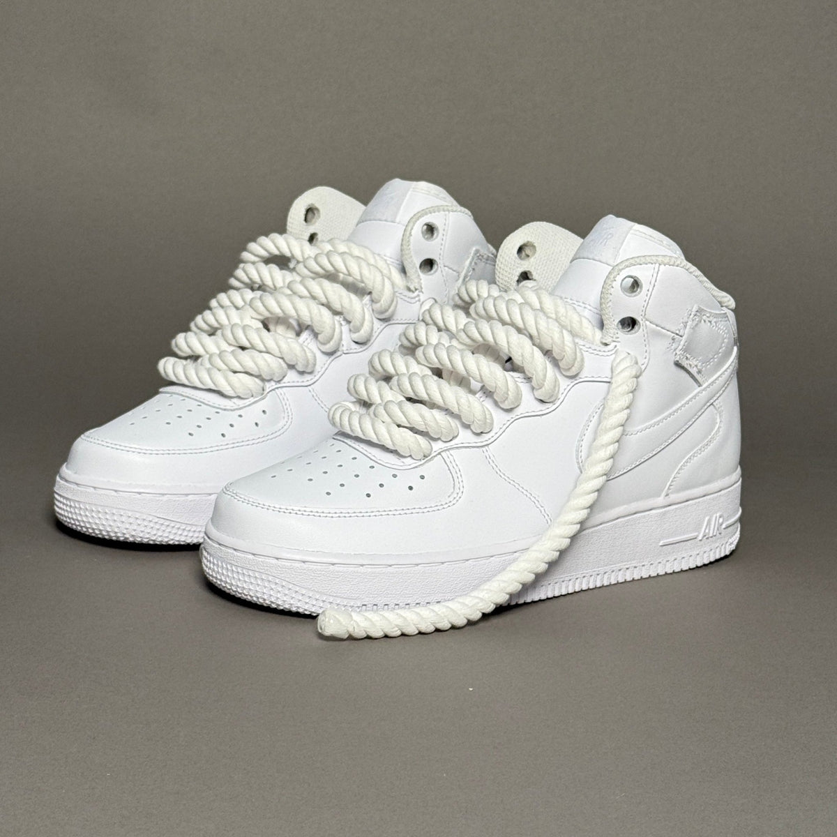 Nike Air Force 1 Mid “Rope Laces White” - EV8 Style