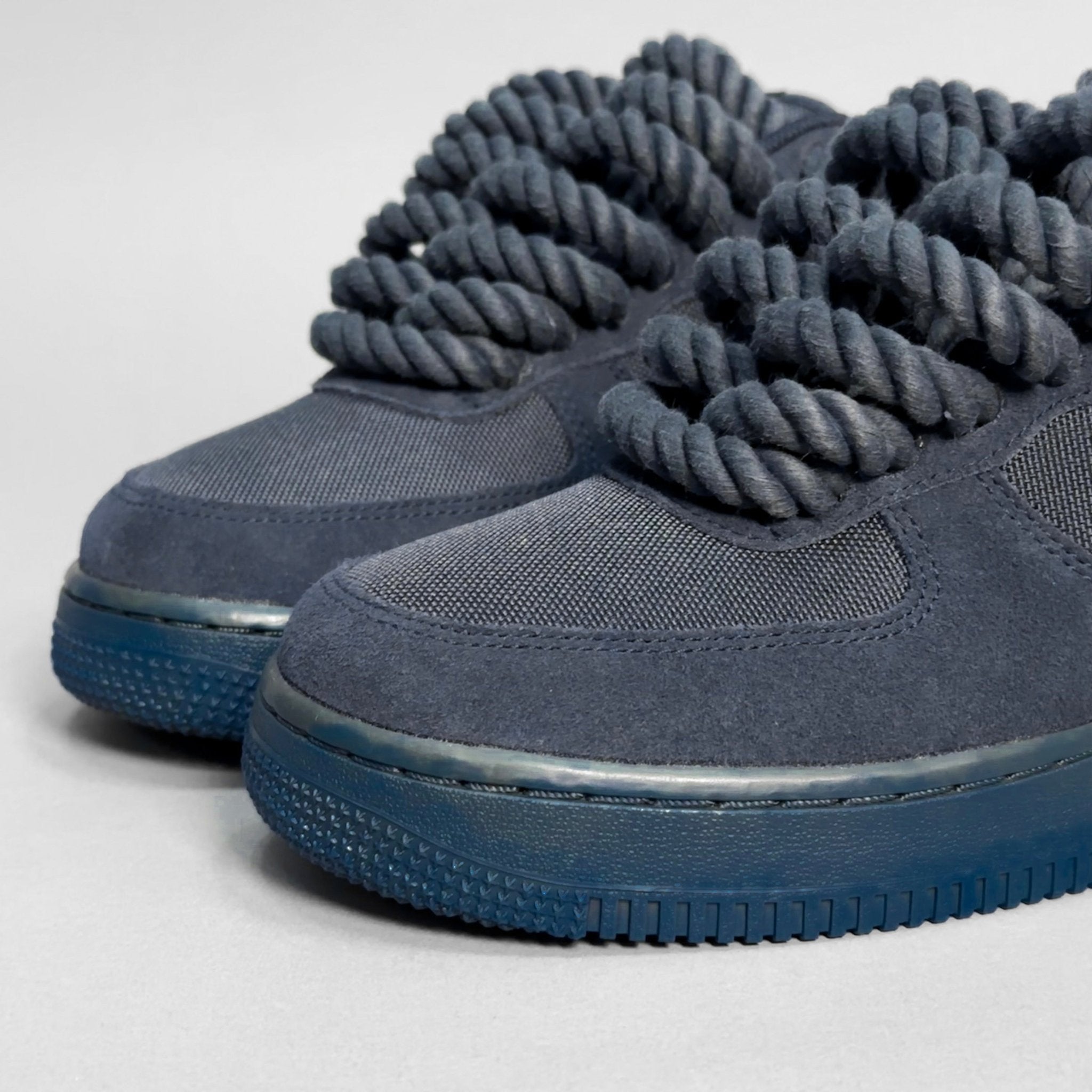 Nike Air Force 1 Midnight Blue "Rope Laces Navy Tint" V1 - EV8 Style