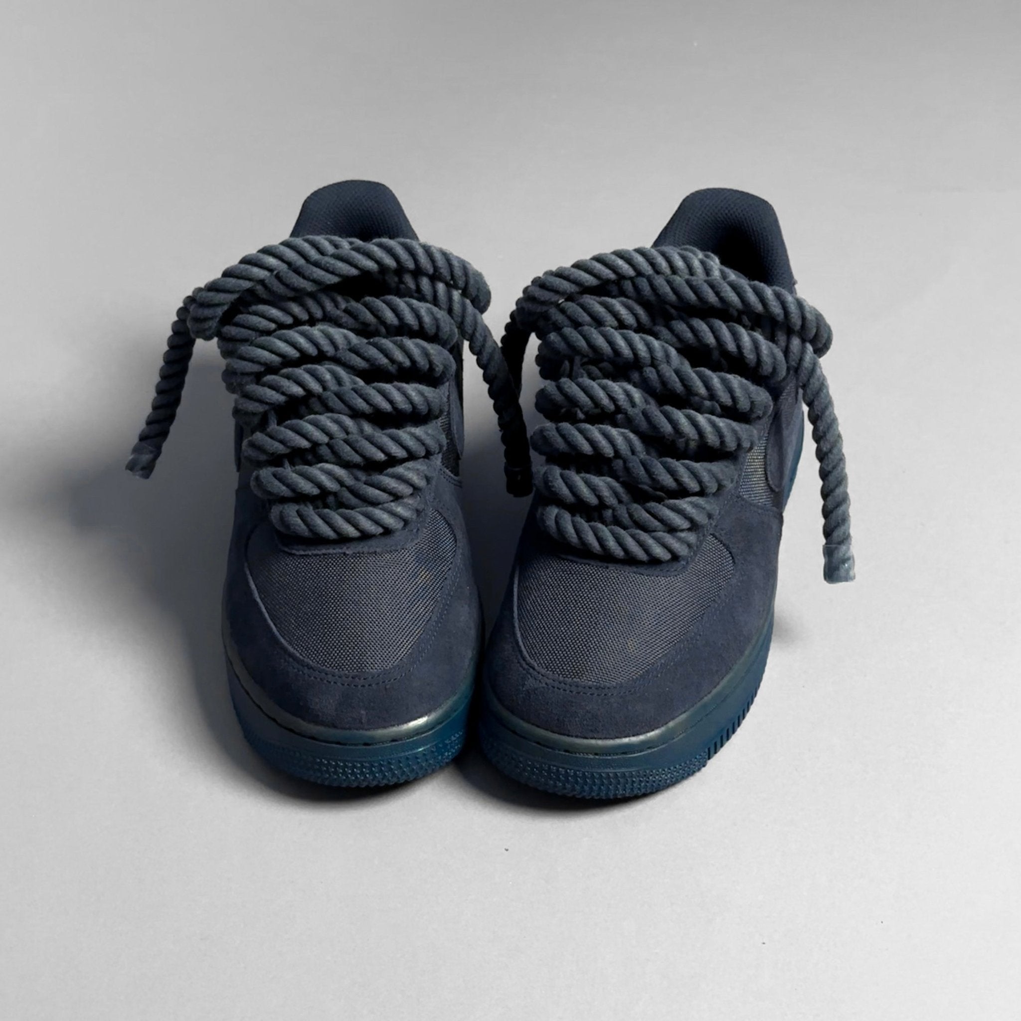 Nike Air Force 1 Midnight Blue "Rope Laces Navy Tint" V2 - EV8 Style