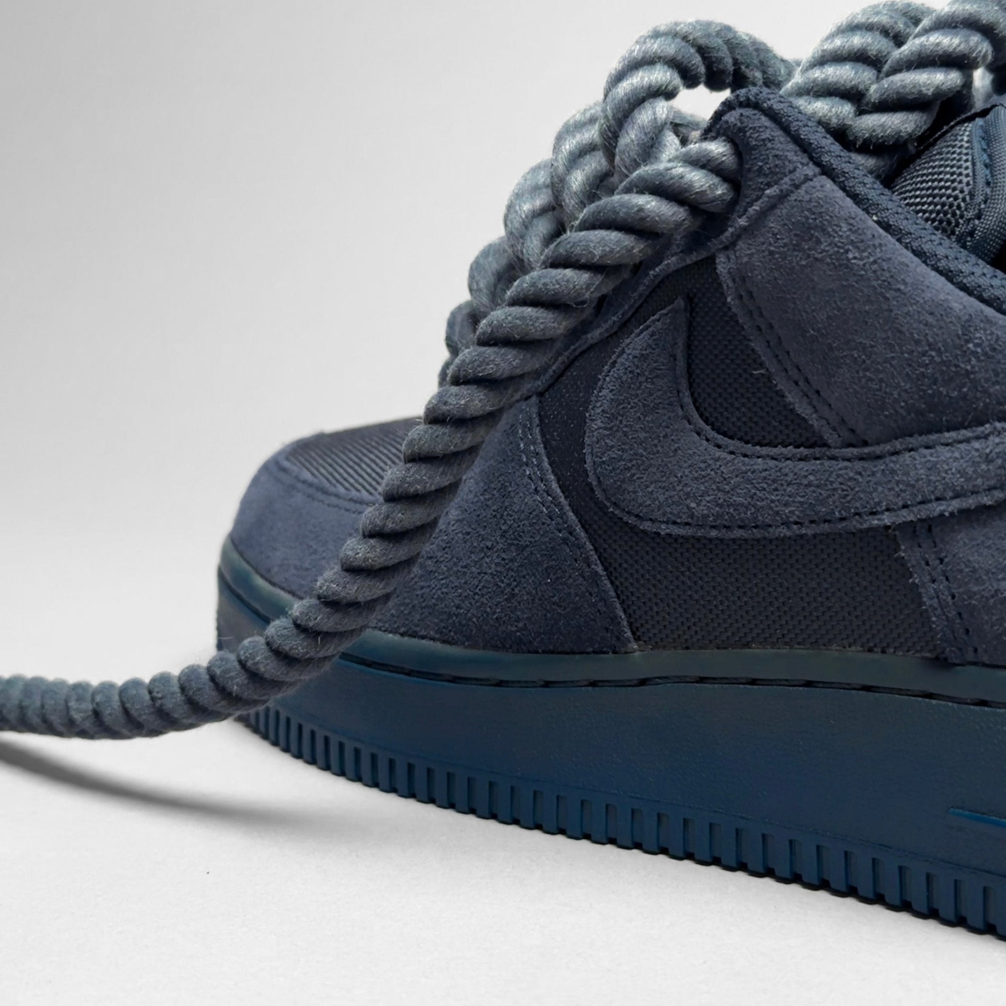 Nike Air Force 1 Midnight Blue "Rope Laces Navy Tint" V2 - EV8 Style