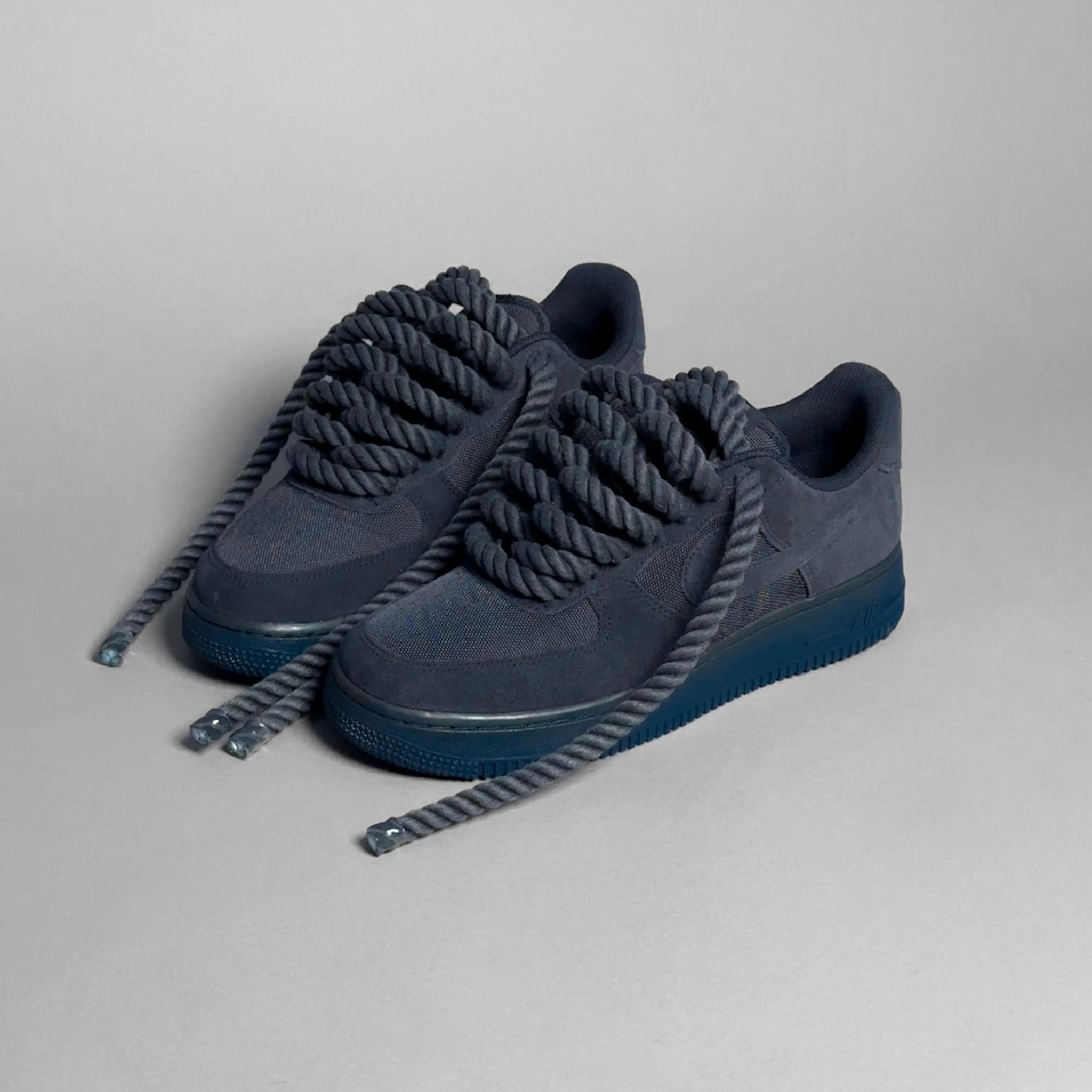 Nike Air Force 1 Midnight Blue "Rope Laces Navy Tint" V2 - EV8 Style